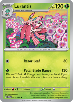 Pokémon TCG Lurantis – DRI 014/182 Uncommon Regular – EN