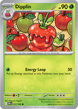 Pokémon TCG Dipplin – DRI 017/182 Common Regular – EN