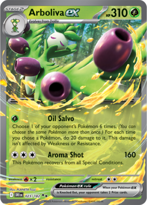 Pokémon TCG Arboliva ex – DRI 023/182 Double Rare Holo – EN