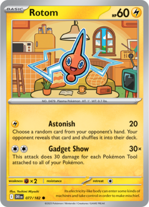 Pokémon TCG Rotom – DRI 077/182 Common Regular – EN