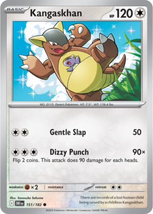 Pokémon TCG Kangaskhan – DRI 151/182 Common Reverse Holofoil – EN
