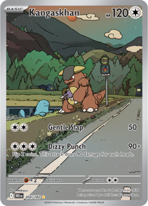 Pokémon TCG Kangaskhan – DRI 204/182 Illustration Rare Holo – EN
