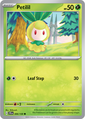 Pokémon TCG Petilil – JTG 006/159 Common Regular – EN