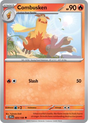 Pokémon TCG Combusken – JTG 023/159 Uncommon Regular – EN