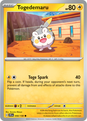 Pokémon TCG Togedemaru – JTG 050/159 Common Regular – EN
