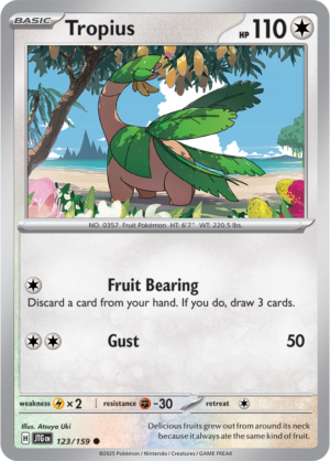Pokémon TCG Tropius – JTG 123/159 Common Reverse Holofoil – EN