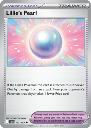 Pokémon TCG Lillie's Pearl – JTG 151/159 Uncommon Reverse Holofoil – EN