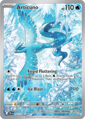 Pokémon TCG Articuno – JTG 161/159 Illustration Rare Holo – EN
