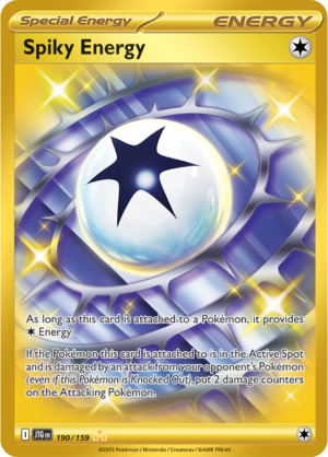Pokémon TCG Spiky Energy – JTG 190/159 Hyper Rare Holo – EN