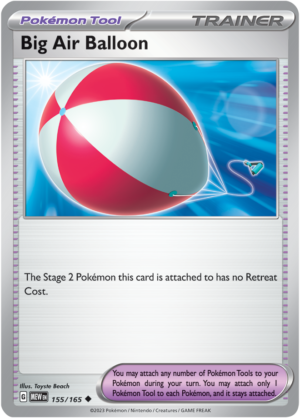 Pokémon TCG Big Air Balloon – MEW 155/165 Uncommon Reverse Holofoil – EN
