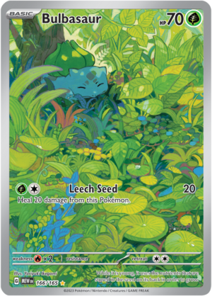 Pokémon TCG Bulbasaur – MEW 166/165 Illustration Rare Holo – EN