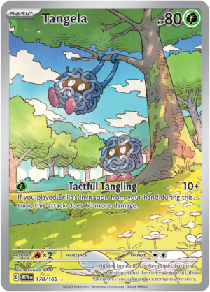Pokémon TCG Tangela – MEW 178/165 Illustration Rare Holo – EN