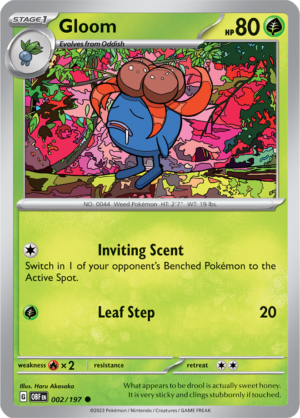 Pokémon TCG Gloom – OBF 002/197 Common Regular – EN