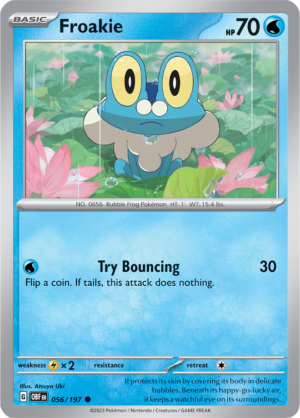 Pokémon TCG Froakie – OBF 056/197 Common Reverse Holofoil – EN