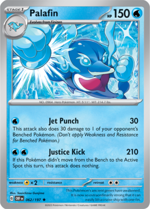 Pokémon TCG Palafin – OBF 062/197 Rare Holo – EN