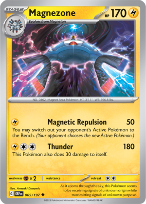 Pokémon TCG Magnezone – OBF 065/197 Uncommon Regular – EN