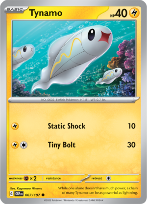 Pokémon TCG Tynamo – OBF 067/197 Common Regular – EN
