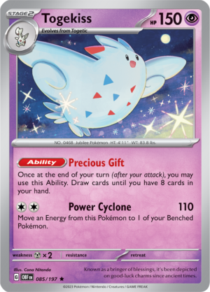 Pokémon TCG Togekiss – OBF 085/197 Rare Reverse Holofoil – EN