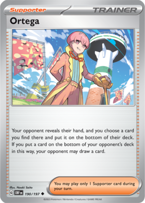 Pokémon TCG Ortega – OBF 190/197 Uncommon Reverse Holofoil – EN