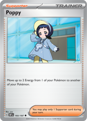 Pokémon TCG Poppy – OBF 193/197 Uncommon Reverse Holofoil – EN