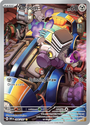 Pokémon TCG Varoom – OBF 206/197 Illustration Rare Holo – EN