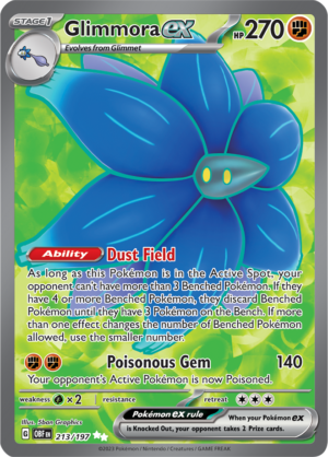 Pokémon TCG Glimmora ex – OBF 213/197 Ultra Rare Holo – EN