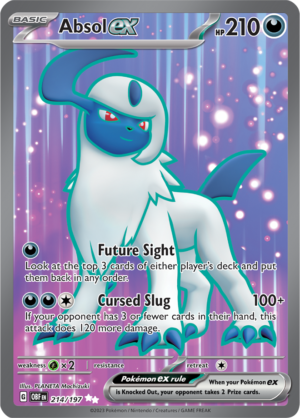 Pokémon TCG Absol ex – OBF 214/197 Ultra Rare Holo – EN