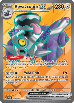 Pokémon TCG Revavroom ex – OBF 216/197 Ultra Rare Holo – EN