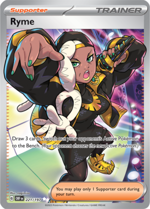 Pokémon TCG Ryme – OBF 221/197 Ultra Rare Holo – EN