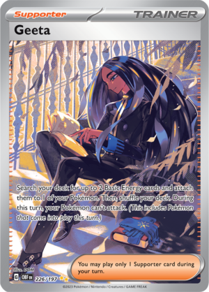 Pokémon TCG Geeta – OBF 226/197 Special Illustration Rare Holo – EN