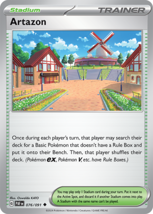 Pokémon TCG Artazon – PAF 076/091 Uncommon Reverse Holofoil – EN