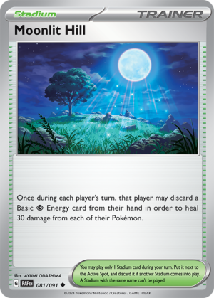 Pokémon TCG Moonlit Hill – PAF 081/091 Uncommon Reverse Holofoil – EN