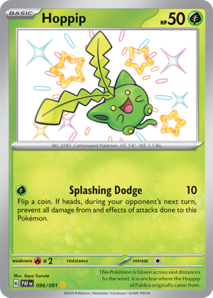 Pokémon TCG Hoppip – PAF 096/091 Shiny Rare Holo – EN