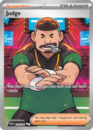 Pokémon TCG Judge – PAF 228/091 Ultra Rare Holo – EN