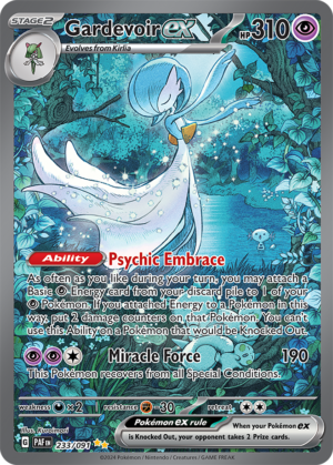 Pokémon TCG Gardevoir ex – PAF 233/091 Special Illustration Rare Holo – EN