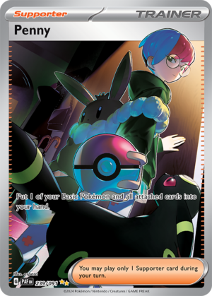 Pokémon TCG Penny – PAF 239/091 Special Illustration Rare Holo – EN