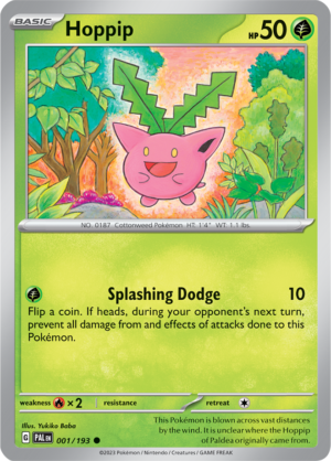 Pokémon TCG Hoppip – PAL 001/193 Common Regular – EN