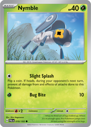 Pokémon TCG Nymble – PAL 019/193 Common Regular – EN