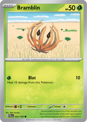 Pokémon TCG Bramblin – PAL 023/193 Common Regular – EN