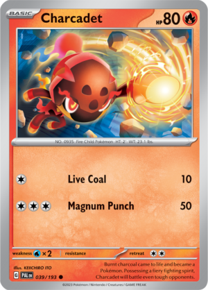 Pokémon TCG Charcadet – PAL 039/193 Common Regular – EN