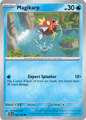 Pokémon TCG Magikarp – PAL 042/193 Common Regular – EN