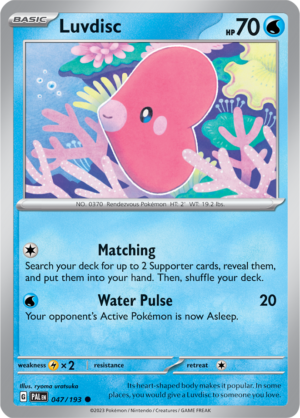 Pokémon TCG Luvdisc – PAL 047/193 Common Regular – EN