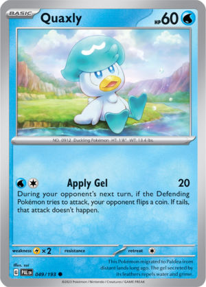 Pokémon TCG Quaxly – PAL 049/193 Common Regular – EN