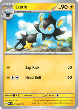 Pokémon TCG Luxio – PAL 070/193 Uncommon Regular – EN