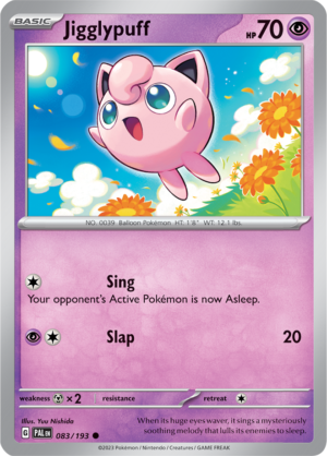 Pokémon TCG Jigglypuff – PAL 083/193 Common Regular – EN