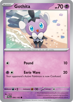 Pokémon TCG Gothita – PAL 090/193 Common Reverse Holofoil – EN