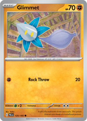 Pokémon TCG Glimmet – PAL 125/193 Common Reverse Holofoil – EN