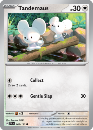 Pokémon TCG Tandemaus – PAL 166/193 Common Reverse Holofoil – EN