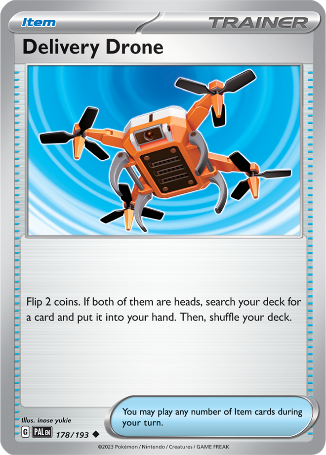 Pokémon TCG Delivery Drone – PAL 178/193 Uncommon Regular – EN