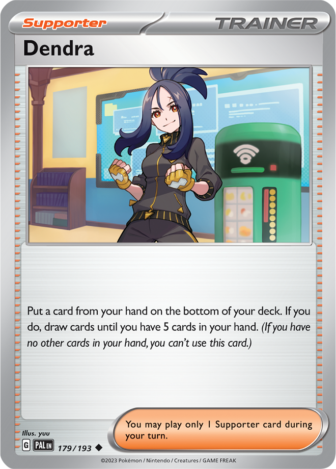 Pokémon TCG Dendra – PAL 179/193 Uncommon Regular – EN